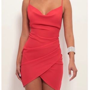 Lucy in the Sky | Love Lies Chiffon Dress In Red